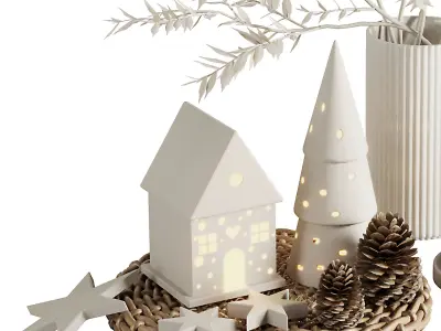 christmas Decoration Set1 3D model
