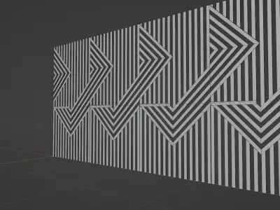 Wall wood seamless set2 V08 3D model