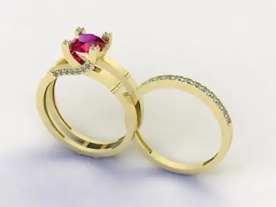 WEDDING BAND 3D print model purchase