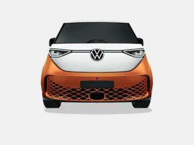 Volkswagen ID Buzz 2023 Low-poly 3D model