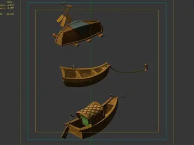Game City - Boats 45 3D model
