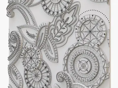 Decorative Plate for cnc 3D model