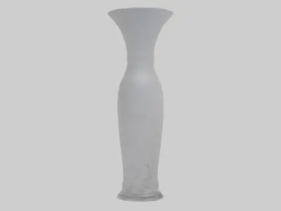 Crystal vase model Low-poly 3D model