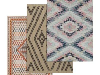 Rug Set 584 3D model