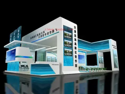 Exhibition - Area - 15X9-3DMAX2009-05 3D model
