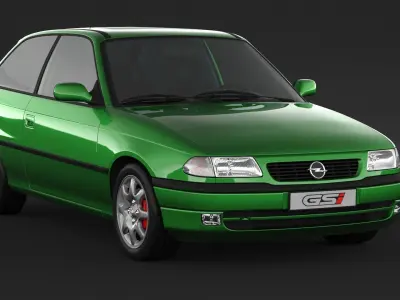 Opel Astra GSI 3D model