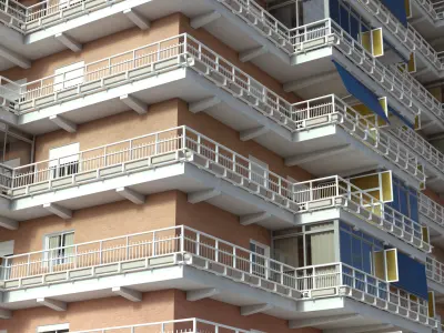 Two Buildings  3D model