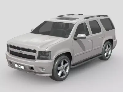 Chevrolet Tahoe 2010 Low-poly 3D model