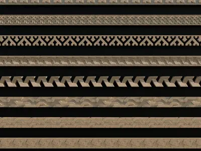 Ornament Pack Vol 20 - Medieval Gothic Romanesque 3D model