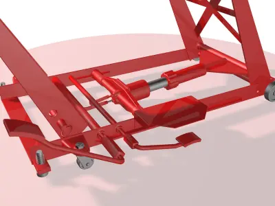 Motorcycle lift R2 3D model
