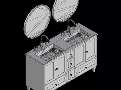 Bathroom Sink Free low-poly 3D model