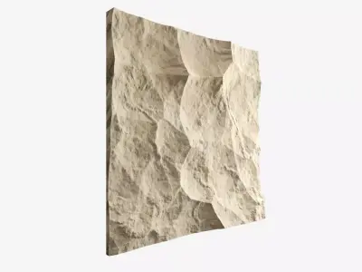 105-RockPanel sandstone wall texture 3D model