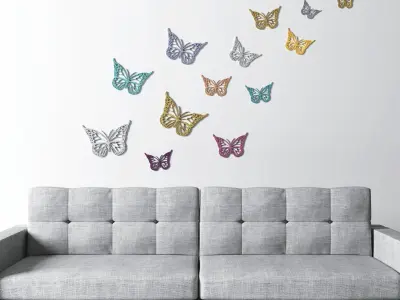 Butterfly Wall decoration - Wall art 3D model