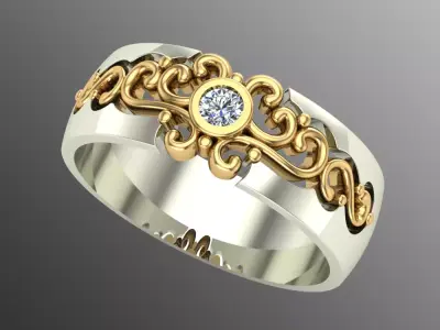 Ring od 130 3D print model