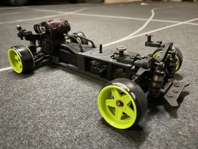 RC drift  professional chasis STL pack 3D print model