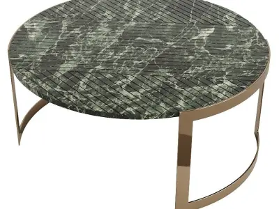 FENDI CASA Anya Lite Marble Coffee Table 2022 Low-poly 3D model