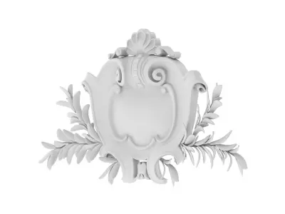 Cartouche Ornament 039 3D model