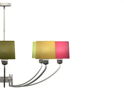 Colorful Chandelier 3D model