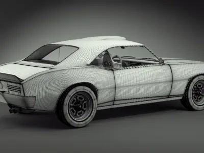Pontiac Firebird 1967 3D model