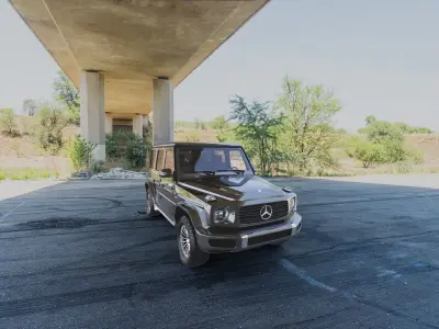Mercedes-Benz G 500 3D Model Masterpiece in Blender Low-poly 3D model