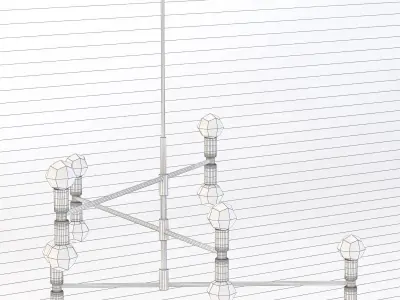 Dot Atomium Pendant by Lambert and Fils 3D model