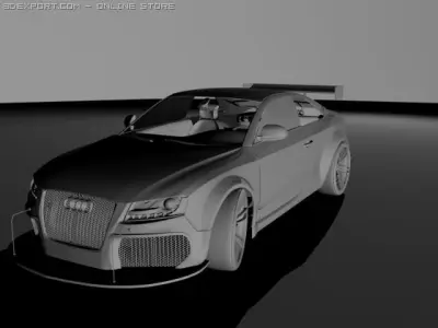 Audi s5 sport tuning ART power Low-poly 3D model