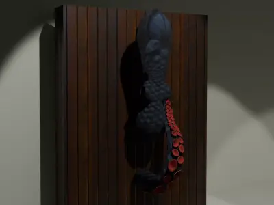 Unique Door Knobs and Handles Low-poly 3D model