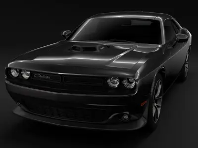 Mopar Dodge Challenger 2017 3D model