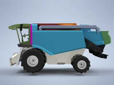 Claas Lexion 530 3D Print Model 3D print model