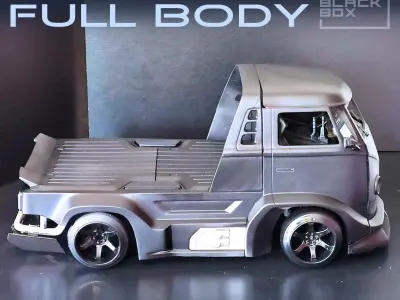 WPL D12 RC FULLBODY  by BLACKBOX 3D print model