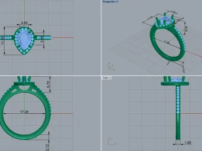 ring code  472 3D print model