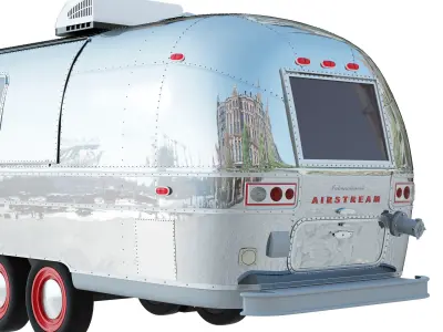 Airspresso coffee food trailer  3D model