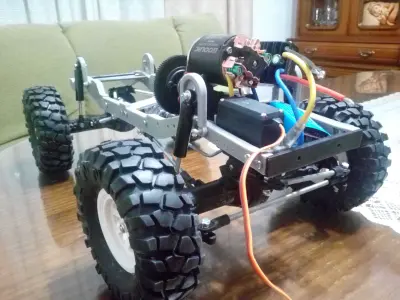 Transfer case RC car 3D print model