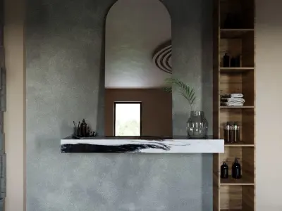 Interior - Bathroom - 210623 3D model