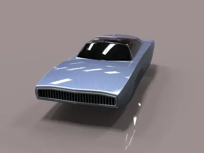 Flying Dodge Charger 3D model