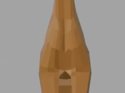  low polygon giraffe Low-poly 3D model