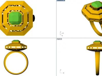 RING 3 D MODEL 3D print model