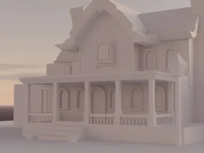 Cartoon Fantasy 1 Low-poly 3D model