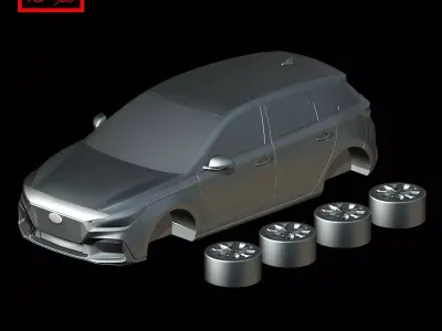 Hyundai i30 3rd Gen N-Line 2016 3D print model
