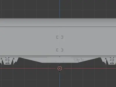 H0 1-87 scale Hbillns 303 freight car 3D print model