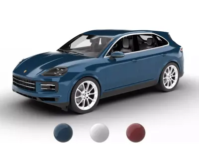 Porsche Cayenne 2024 3d model 3D model