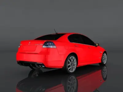 Pontiac G8 GXP Low-poly 3D model
