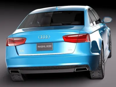 Audi A6 Sedan 2015 3D model