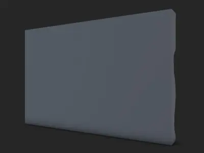 Stone Wall Modular Kit Asset 3D model