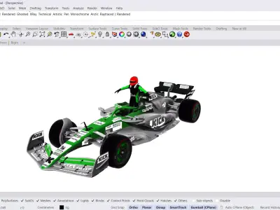 SAUBER KICK C45 2025 3D model