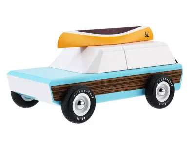 Pioneer Classic Toy Car by Candylab 3D model