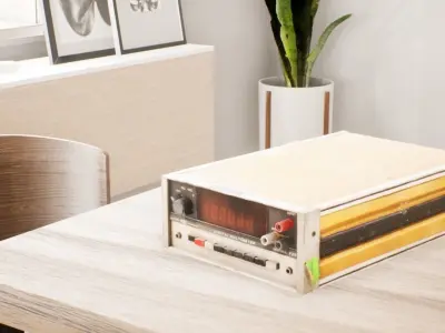 Scanned Multimeter real-time game asset Low-poly 3D model