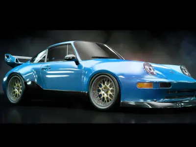 Porsche 911 GT2 3D model