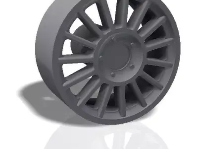 15 spokes rim - print model 3D print model