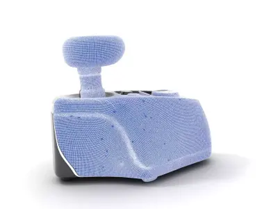 Joystick Controller Model Pack with Textured Details Low-poly 3D model